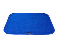 Aladino la Alfombra Mágica Felpudo Interior/Exterior para Hogar, Baño y Cocina - Antideslizante, Lavable y Ultra Absorbente - Diferentes tamaños y colores - Made in Italy 50x65cm, Azul