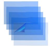 ALadrs 5 láminas de separación FEP 2.0 NFEP para impresora 3D de resina, nFEP (PFA) para ANYCUBIC Photon M3 Premium, Saturn 2, Sonic Mighty 8K, Photon M3 Premium de resina LCD de 10,1 pulgadas,