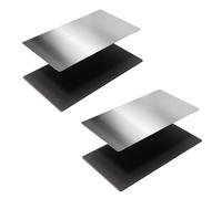 ALadrs Placa de construcción flexible para impresora 3D de resina, placa flexible de acero con resorte y plataforma de base magnética para Elegoo Mars 3, Mars 3 Pro LCD/DLP,150x95mm 2 unidades