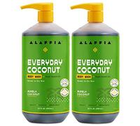 Alaffia Everyday Coconut Body Wash, Purely Coconut 32 FZ (Paquete de 2)