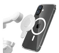 ALAFLY Soporte Magnético para Teléfonos de Liberación Rápida para dji Osmo Mobile SE 7P 7 6 5 4 Estabilizador de Cardán, Adaptador Magnético Teléfono para Magsafe Phone, Plata