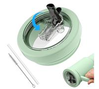 ALAFLY Tapa de Repuesto para Stanley Quencher Accesorios 40 OZ, [Silicona Duradera] a Prueba de Derrames y Salpicaduras, Extraíble Tapas de Vaso Reutilizables Fáciles de, Verde
