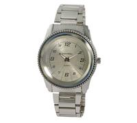 Alain Miller Reloj para hombre con correa de metal