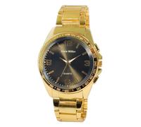 Alain Miller Reloj para hombre con correa de metal