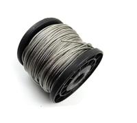Alambre Acero Inoxidable Cable trenzado de acero recubierto PVC | Tendedero transparente de acero inoxidable, Cable suave de 50 metros, 0,5-3,0mm(0.6mm)