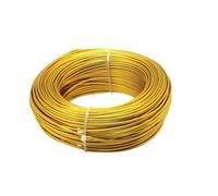 Alambre Aluminio Alambre de aluminio anadizado redondo 1 mm,5, 2, 3 y 4, rollo 500 g, alambre for joyería, manualidades bricolaje(Gold,1.5mm about 100meter)