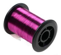 Alambre chapado en cobre fino de 0,1 mm de grosor para atar moscas, construcción de cuerpo de ninfa, anzuelo de pesca, rollo de 60 metros, disponible en doce tonos vibrantes como oro, negro, plata y