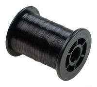Alambre chapado en cobre fino de 0,1 mm de grosor para atar moscas, construcción de cuerpo de ninfa, anzuelo de pesca, rollo de 60 metros, disponible en doce tonos vibrantes como oro, negro, plata y