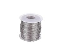 Alambre de acero inoxidable 304, 100 m, bobina de alambre de acero inoxidable flexible, hilo de joyería de acero inoxidable, 0,5/0,8/1 mm, para joyas y objetos decorativos o arte floral