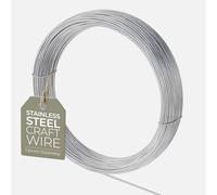 Alambre de acero inoxidable 304 de 1,3 mm, calibre 16, 3 m, para manualidades, alambre artístico para hacer joyas, rescatar, esculpir y entrenar bonsái, resistente a la corrosión y duradero, en varios