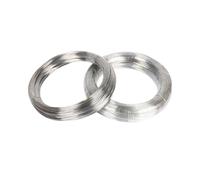 Alambre de acero inoxidable de 100 m, alambre de metal de resorte de acero inoxidable plateado para manualidades, flexible, de 0,2 mm a 1,5 mm, para joyería, manualidades y escultura(Hard,1.2mm)