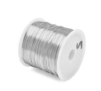 Alambre de acero inoxidable de calibre 20, 22, 24 y 28 para fabricación de joyería, manualidades, proyectos, suministros de búsqueda de joyería, 130-328 pies