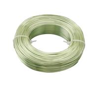 Alambre de aluminio 1 Roll Multi-colors Aluminum Wire Jewelry Findings for Making DIY Necklace Bracelet 0.8mm 1mm .5mm 2mm 3mm 4mm 6mm para Escultura DIY(LawnGreen,2mm 55m)
