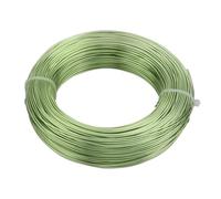 Alambre de aluminio Alambre de Metal aluminio pintado versátil, redondo, 1/1, 2/1, 5/2/2, 5/3, 0mm, accesorios for encontrar joyas DIY(Light green,2mm 5meter)