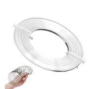 Alambre de aluminio, flexible plano Colored Craft Wire, Sturdy Artistic Cable, Versátil maleable Supply for Jewelry Making Crochet Model Building Gardening Sculpting Electric Projects