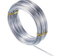 Alambre De Artesanía De Aluminio - Alambre Plegable De Color Plata Suave Anti-decoloración | Accesorios Alambre Metálico Para Modelos Portaflores Apasionados Principiantes
