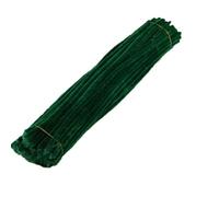 Alambre De Chenillas 50/100 Uds limpiadores de tuberías tallos de chenilla pipa for manualidades DIY decoraciones juguetes for niños 30CM(BlackishGreen,100pcs)