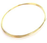 Alambre de cobre, alambre blando, artesanía, latón desnudo, longitud: 2000 mm, diámetro 0,3 a,5(0.4mm)