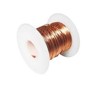 Alambre de Cobre Blando 99,9 % - Calibre 18, 1 mm - 200 Pies, Alambre Artesanal de Cobre Desnudo Puro para FabricacióN de Joyas, JardineríA