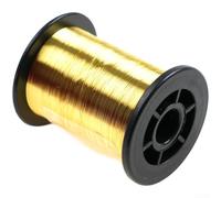 Alambre de cobre de 0.1 mm para atar moscas Cuerpo de ninfa Construcción Gancho Envoltura de vástago y montaje detallado del patrón de mosca (dorado)