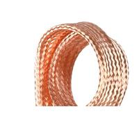 Alambre de cobre desnudo trenzado, alambre, cable, puro Metets longitud 2(8 square)