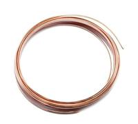 Alambre de cobre eléctrico Alambre de cobre puro 1m, bobina T2 calibre 2,8-5mm diámetro, alambre conductividad eléctrica for Kit jardinería(4.0mm)