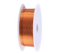 Alambre de cobre eléctrico Bobina de cobre T2 100m, alambre calibre 32-40 diámetro 0,04-0,19mm, desnudo sólido gran ductilidad for plantas(0.09mm)