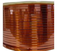 Alambre de cobre esmaltado plano AIW220 10M 0,2-0,3×1,0-3,5mm 220 ℃ Clase H Alambre magnético de poliamida-imida(0.3 x 3.5 mm)