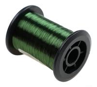 Alambre de cobre fino de 0,1 mm para atar moscas, material del cuerpo de la ninfa, compatible con anzuelos de pesca para proyectos de manualidades de pesca con mosca (color oliva)