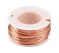 Alambre de Cobre Lacado 0,5 mm, Hilo de Cobre Esmaltado para Soldar, Devanado, Abalorio De Joyería Fabricación, Magnética de Altavoz Transformador de Motor, 10 Metros/Rollo