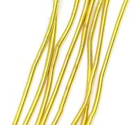 Alambre de lingote francés de 10g, joyería de punto de cruz, hilo de bordado hecho a mano de seda dura, alambre de Metal para coser dorado para broche-mate Lt. gold