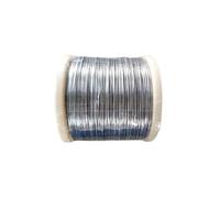 Alambre de nicromo de 50 metros de diámetro, 0.1mm-0.5mm, alambre de resistencia al calor, alambre de aleación, hilo de calentamiento, alambre Constantan, alambre de cobre de manganeso(0.5mm)