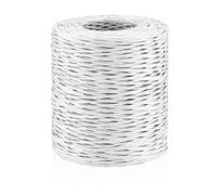 Alambre de Papel, 200m/656 Pies Alambre de Papel Natural, Cuerda de Papel de Rafia de Papel, Cuerda de Alambre de Hierro de Papel para Arreglo Floral de Embalaje de Ramo, Decoración de Flores