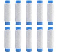 Alambre de pesca monofilamento, 10 unidades, 250 m, cuerda invisible transparente para colgar decoraciones, manualidades, adornos, globos, linternas (azul nube)