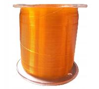 Alambre de pesca profesional en varios colores para el método alimentador y flotante: cuerda universal con alta resistencia a la abrasión y baja memoria (naranja, 1, 28, libra)