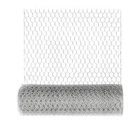 Alambre de pollo | Galvanized Metal Heavy Duty Netting, Floral Chicken Wire Fence For Craft Pet Tree Duck Coop Garden Compost Bin Balcony Outdoor Backyard Flower Bed Use