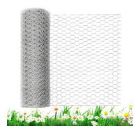 Alambre de pollo | Galvanized Metal Heavy Duty Netting, Floral Chicken Wire Fence For Craft Pet Tree Duck Coop Garden Compost Bin Balcony Outdoor Backyard Flower Bed Use