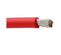Alambre De Silicona Flexible Suave De 5/10/20/50 M, Cobre Estañado De Alta Temperatura 20 18 AWG(Red,50m 20 AWG)