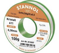 Alambre De Soldadura 0.3Mm, 100G Con Flux STANNOL 813007