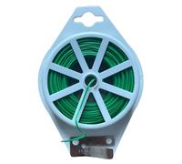 Alambre de soporte de plantas - Lazos del jardín del carrete | Bridas de soporte para plantas trepadoras, cortador incorporado, bridas de alambre multifuncionales para jardinería