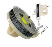 Alambre de viaje - Línea perimetral de 25m / 82 pies con carrete extraíble | de Seguridad de Alerta Temprana Resistente al Clima | Survival Defense Trip Cord For Camping, Senderismo, Caza