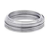 Alambre de zinc de alta pureza 99,99% de 50 m para pulverización térmica y protección catódica, 1,0 mm de diámetro para revestimiento industrial, expertos científicos