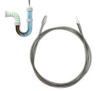 Alambre Desatascador Tuberias, 300cm X 10mm Muelle Desatascador, Cable Desatascador Tuberias, Espiral De Limpieza De TuberíAs Alambre, Sonda Desatascadora Para Fregaderos, Cuartos De Baño