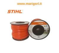 Alambre desbrozadora CUADRO STIHL ø 2,7 x 208 mt rojo bobina para cortacéspedes