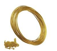 Alambre doblado de aluminio, alambre de joyería flexible para hacer joyas, accesorios de manualidades para arte floristería, bonsái, cuentas, collares, pulseras, proyectos