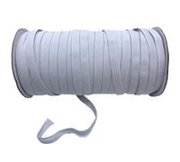 Alambre Elástico Banda elástica for cintura de 5 yardas, banda costura blanca y negra 3 a 12 mm, cinta cuerda(White,8mm)