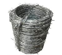 Alambre espino galvanizado 4/13/15 rollo 100 m