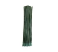 Alambre Floral 100 Uds 18cm/25cm/40cm jardinería en maceta varilla for flores de plástico Planta de decoración Artificial tallo de alambre de hierro for fiesta de boda hogar Alambre De Tallo (Color :