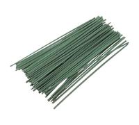 Alambre Floral, Alambre De Tallo Flora 100 piezas de tallos de flores verdes, material de soporte floral falso, varillas artificiales, flores, kit de arreglo de alambre de hierro, plástico de metal, b