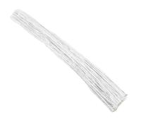 Alambre Floristeria 20 ramas artificiales de papel floral con alambre hierro for manualidades para Bricolaje(White 1)